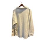 PINK - Victoria's Secret Victoria's Secret PINK Cream Sherpa Fleece Button Down Shirt Jacket Women's L/G Photo 1