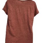Democracy Burgundy Beaded Short Sleeve Top Photo 6