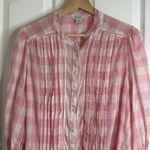 Sundance  Cotton gauze gingham button down shirt Photo 2