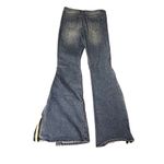 Nordstrom Blue Revival Isla Wide Leg Flared Mid Rise Denim Women’s Jeans 26 Blue Photo 8