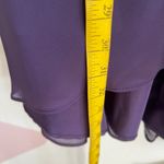 David's Bridal Strapless Bridesmaid Dress Women's Asymmetrical Purple Sz 4 Photo 2