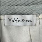 YaYa & Co Dress Women Small Steel Blue Sheer‎ Mesh Lace Feminine Boho Romantic Photo 4