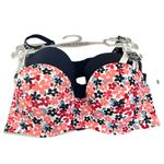 Nautica Floral Navy Convertible Bra Set Photo 2