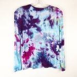 Heart & Hips Heart Hips Small Top Handmade Tie Dye Big Sky‎ Purple Blue Strappy Keyhole 655 Photo 1