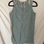 Patagonia : Blue/white floral patterned denim dress- Hemp/cotton blend- size 4 Photo 8