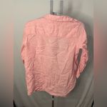 Sigrid Olsen  light pink 100% Linen Button Down Shirt Size Large Photo 5