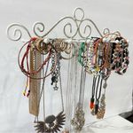 None Lot Bundle DIY Jewelry 55 PCS. Bracelets Neckless Rings Earrings Photo 2
