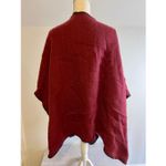 Women’s Fleece Red Reversible Pocho Shrug OS Size undefined Photo 1
