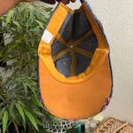 Y2K Grunge Navy Blue Denim Silver studded rhinestone bedazzled cross baseball cap hat distressed #fleur de lis #angels #wings #skull #bones cross biker streetwear 100% Cotton Photo 3