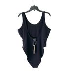 Adidas  Black Rib Black Bodysuit NWTS size Large Photo 6