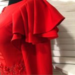 TS Couture Red Mermaid Formal Dress Size 4 Photo 7