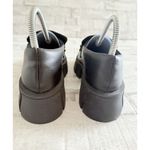 Valentino Elettra Leather Lug Sole Classic Black Loafer Gold Hardware Shoes Sz 7 Photo 7