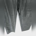 Babaton  Aritzia Women's Black Faux Vegan Leather Straight Pants Size 14 NWT Photo 10