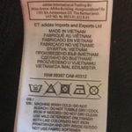 Adidas  Treofoil Black Cropped Logo Hoodie Photo 9