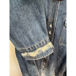 One Teaspoon Distressed Blue Everyday Classic Denim Top Sz XXL Photo 4