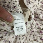 ASTR  The Label Floral Ruched Puff Sleeve Top in Cream Lavender Ditsy Medium Photo 7