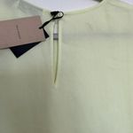 Halogen 𝅺 Top blouse SMALL Yellow Cap Sleeve casual NWT Photo 7