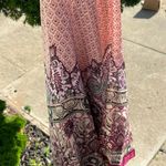 A New Day Paisley Magenta White Cream Printed Square Scarf Handkerchief NWOT Photo 3