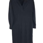 Everlane  The Cashmere Polo Dress Collar V Neck Long Sleeve Black XS Photo 2