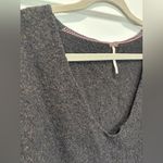 Free People Cozy Irresistible Fringe Wool Linen Blend Sweater BlackBrown Size XS Photo 4