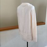 Loft  Beige Textured Knit open cardigan large Photo 5