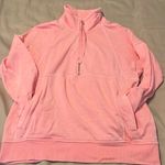 Tangerine  size XL half zip sweatshirt with pockets small spot last picture GUC Photo 1