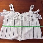 Lush Clothing Lush Cream Ruffled Sleeveless Tank Top Photo 2