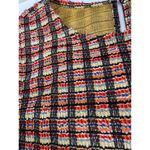 ZARA Women's Checkered Red Multi Dress Sleeveless/Knee Length Size L SKU 4087 Photo 4