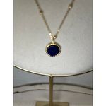 Titanium Steel 14K Gold Plated Elegant Lady Plating Inlay Round Twist‎ | BLUE Photo 3