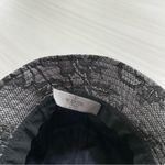Valentino Garavani Floral Lace and Canvas Bucket Hat Black Photo 3