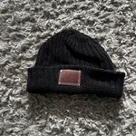 Love Your Melon  dark grey knit beanie hat Photo 1