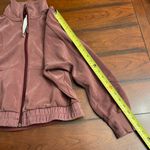 Lululemon Brushed Softstreme Funnel Neck Full Zip Red Merlot Photo 8