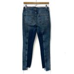 Current/Elliott Current Elliot Original Stiletto Two Toned Hacked Hem Jeans 28 Photo 1