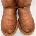 UGG  Women's Classic Short Metallic Light Brown Size 7 Photo 4