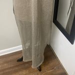 ZARA  SHEER METALLIC MAXI DRESS Photo 10
