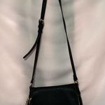Antik Kraft  Elegant Black Crossbody Bag ZIP AROUND ADJ STRAP GOLD HARDWEAR CLEAN Photo 9