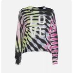 No Boundaries  Womens Screen Print Tie Dye Short Top  Size Medium 7-9 Juniors New Photo 1