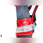 Dooney & Bourke  denim messenger bag with red leather trim Photo 5