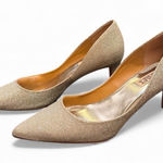 Badgley Mischka  Poise Silver Sparkle Pointy Toe Pumps – Size 8.5M Photo 0