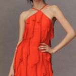 BHLDN Farrah Halter Ruffle Mini Dress Photo 1