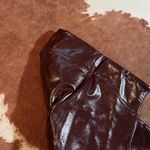 Spanx new with tag faux leather Ruby red high rise legging Size small Retail for 150$ Photo 6