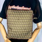 Fendi Zucca Canvas Leather Olive Green Brown Crossbody Messenger Shoulder Bag Photo 2