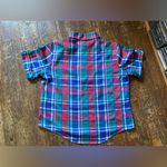 Vintage Cricket Lane Plaid Blouse Women’s size MD Red Size M Photo 8