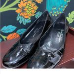 Salvatore Ferragamo Black Patent Leather Shoes Photo 1