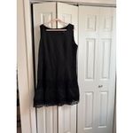 Ashley Stewart  Black A-Line Dress with Lace Hem NWT Size 22/24 Photo 1