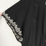 Stella & Dot Embroidered Tunic Coverup Womens XS/S Bohemian Dark Cottage Beachy Photo 3