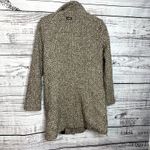 Calvin Klein  Wool Blend Coat Large Tweed Moto Jacket Tan Photo 3