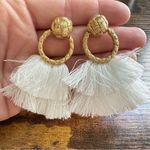 For Love & Lemons Loop Fringe Earrings Post Back Photo 0
