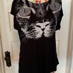 Rock & Republic Glitter Grunge Cat Eye Tee Photo 0