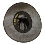 HAT MEXICAN Artisanal Hand Painted Fedora Floral Sombrero Panama Bohemian Black Photo 5